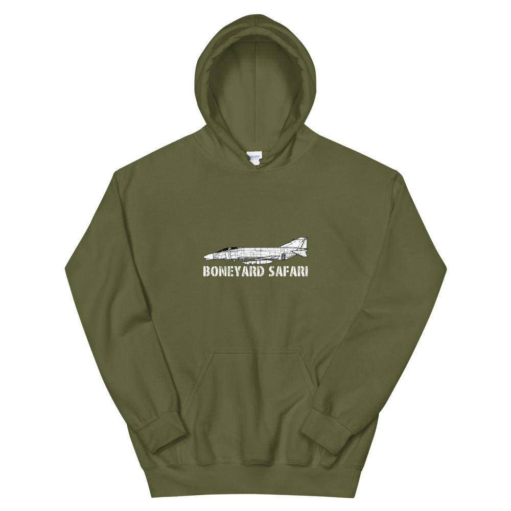 Boneyard Safari F-4C with Gun Pod Unisex Hoodie
