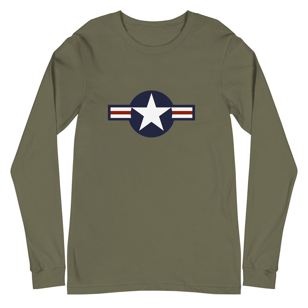 Boneyard Safari USA Roundel Unisex Long Sleeve Tee