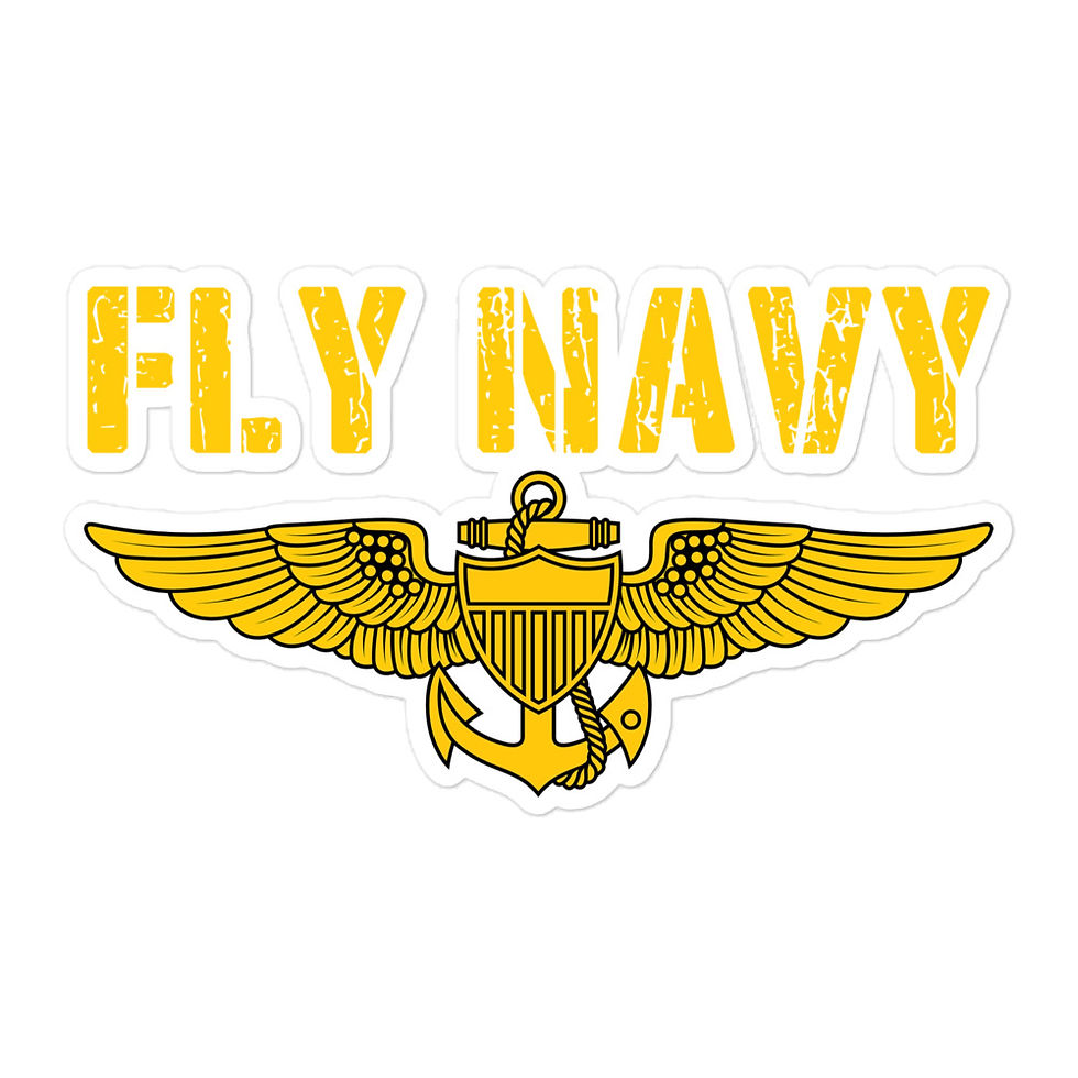 Fly Navy Sticker