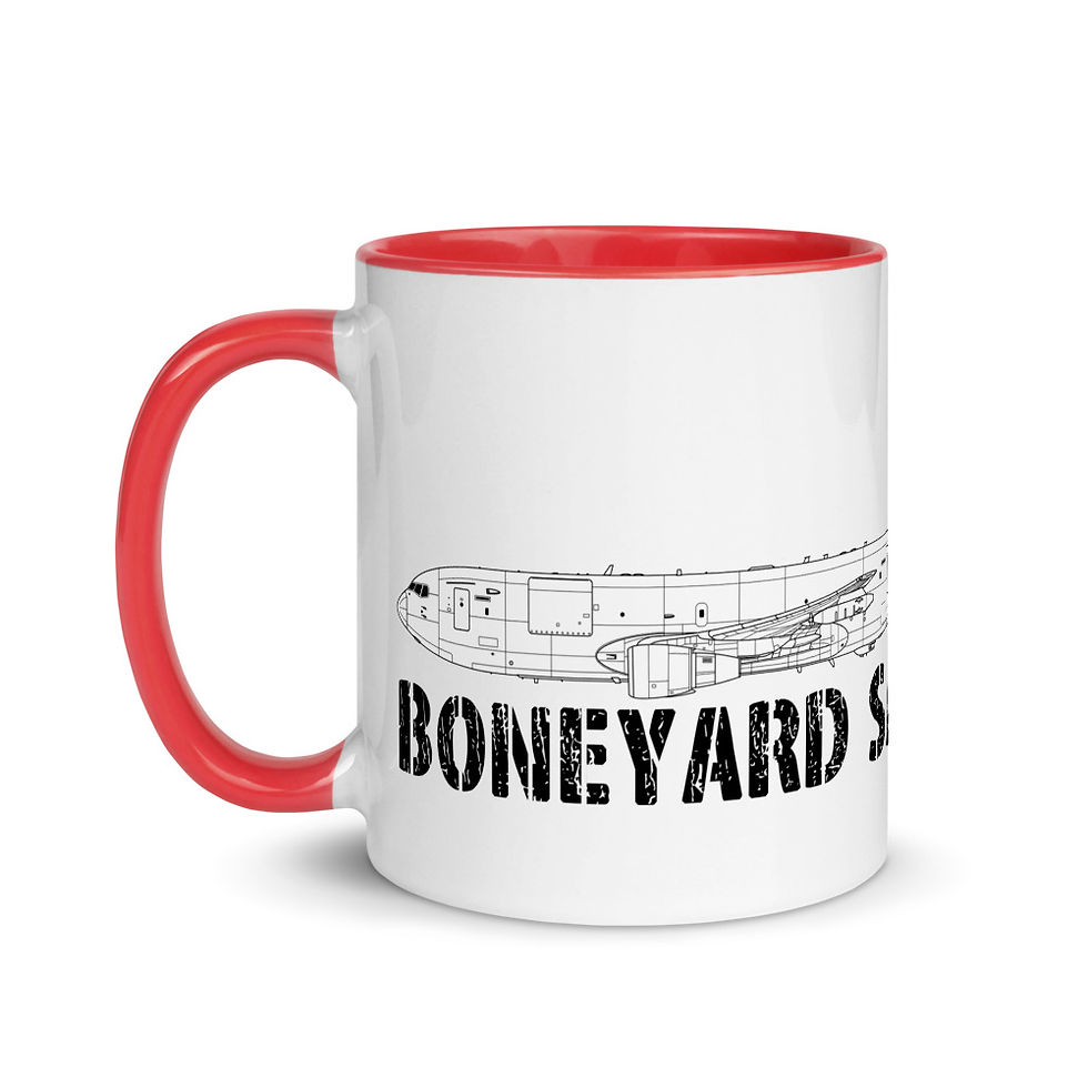 Boneyard Safari KC-46A Mug with Color Inside