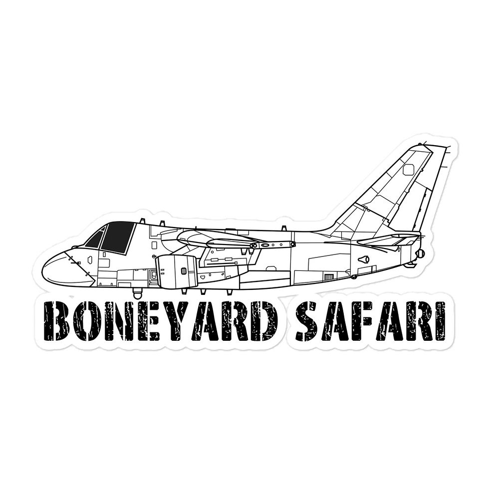 Boneyard Safari S-3 Sticker