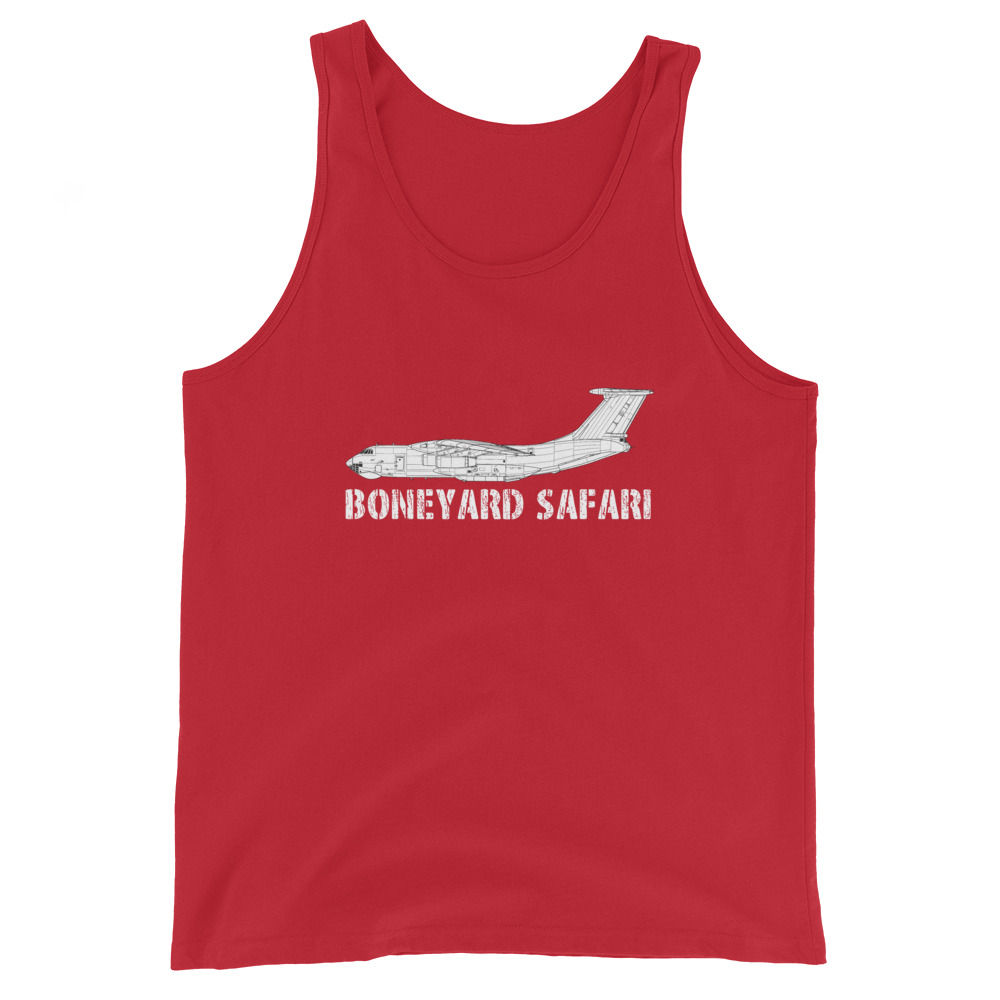 Boneyard Safari Il-76 Unisex Tank Top