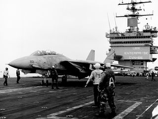 Tomcat launch off of USS Enterprise