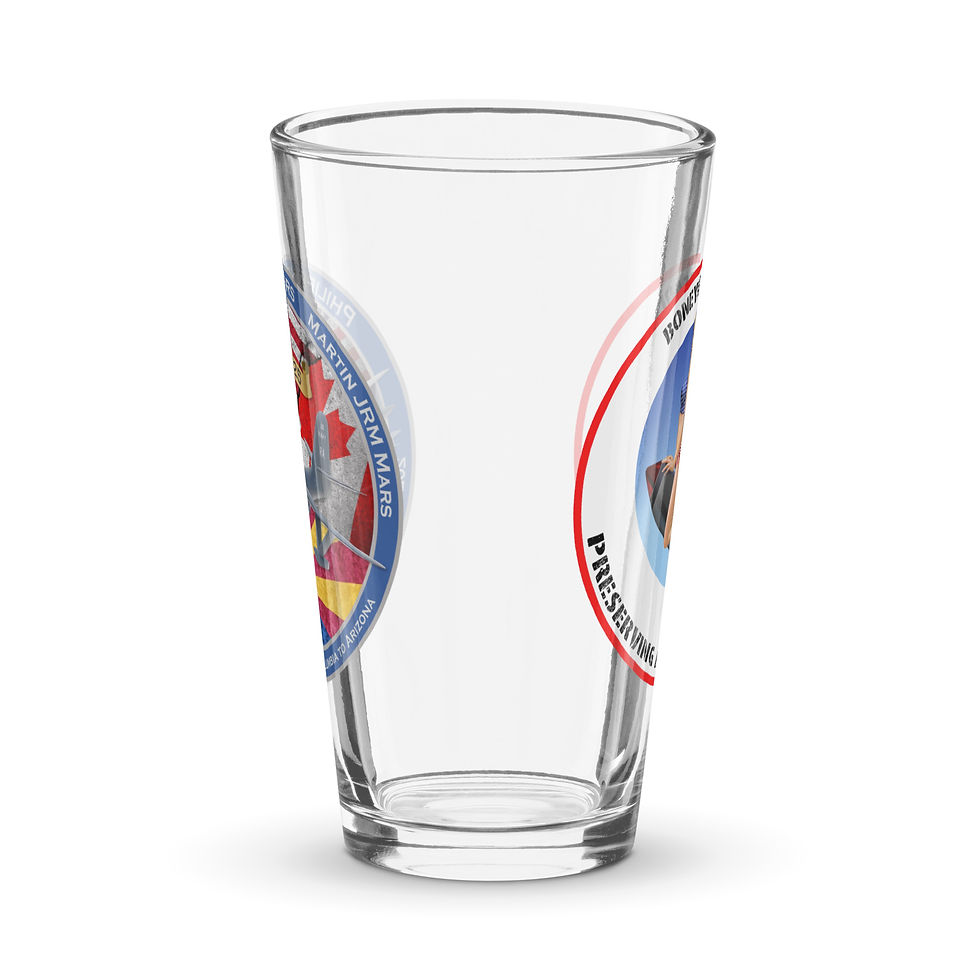 Philippine Mars Commemorative Pint Glass