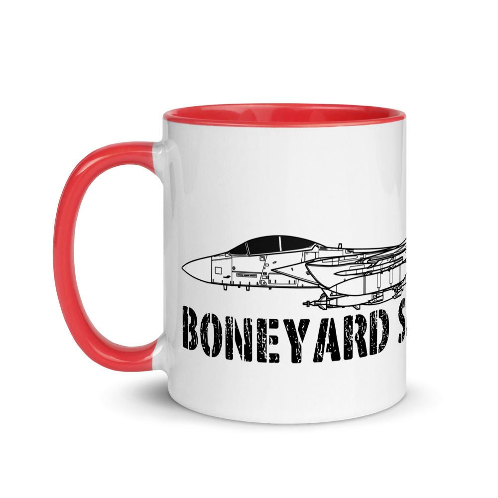 Boneyard Safari F-15E Mug with Color Inside