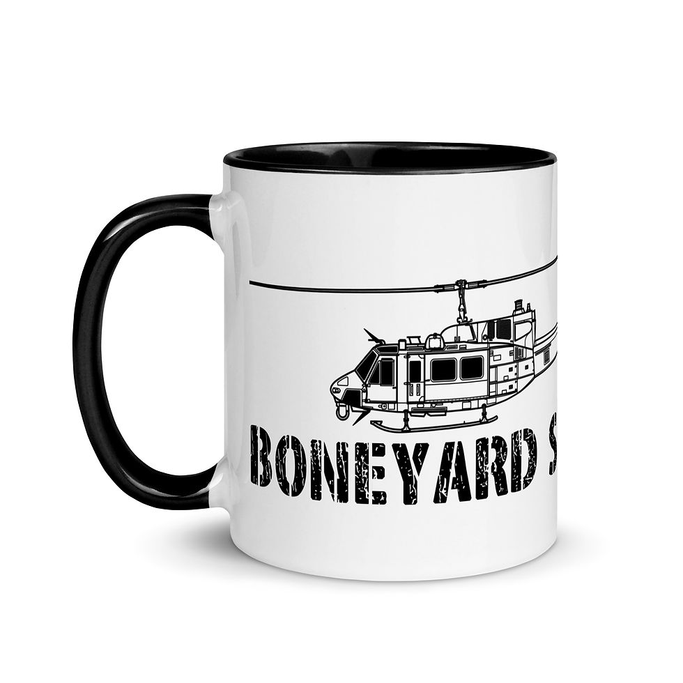 Boneyard Safari UH-1N Mug with Color Inside