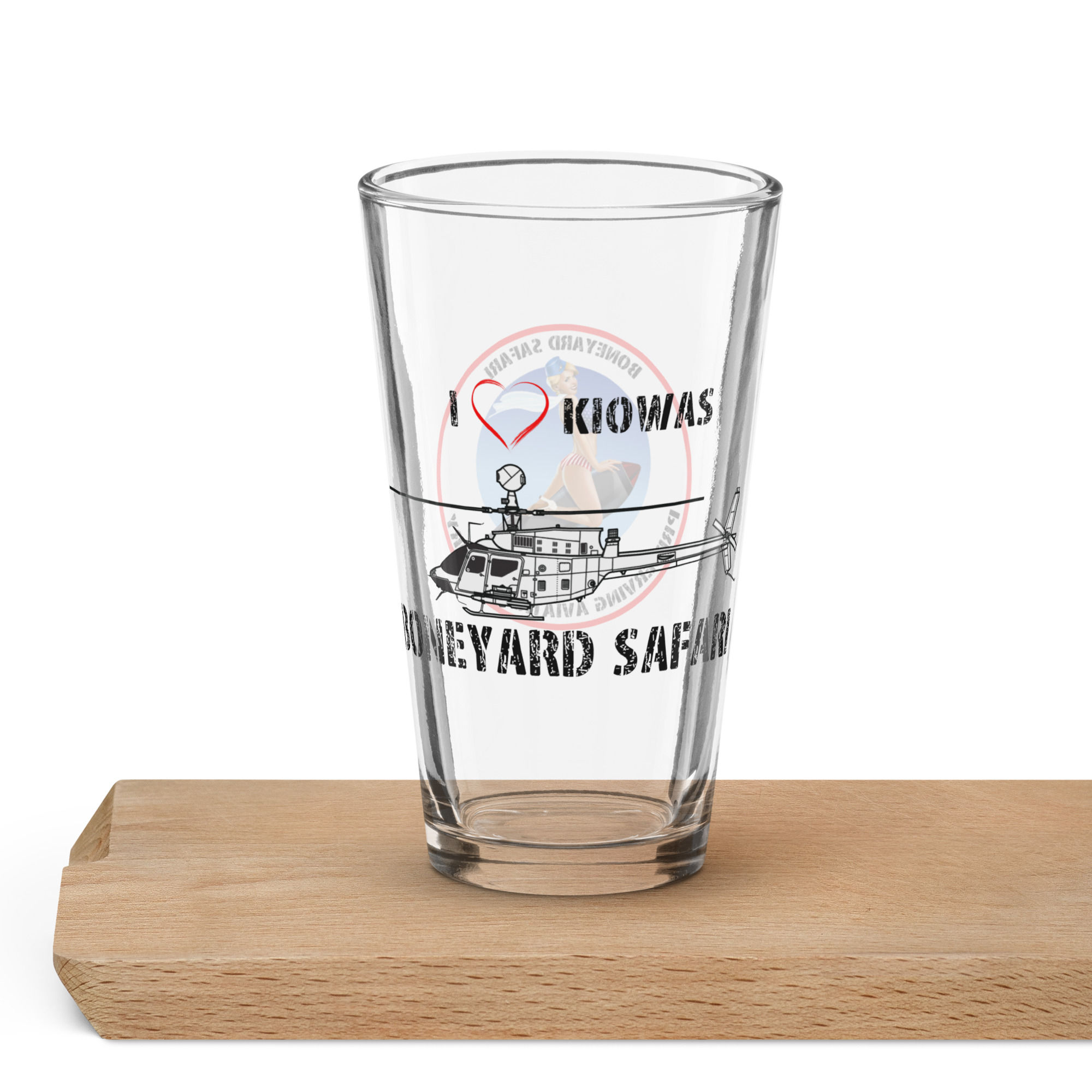 I Heart Kiowas Shaker Pint Glass