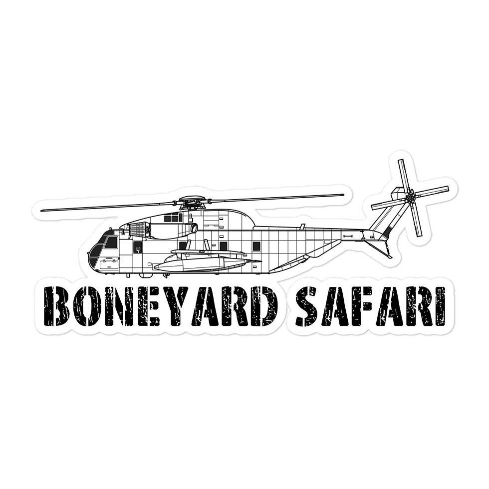 Boneyard Safari CH-53D Sticker