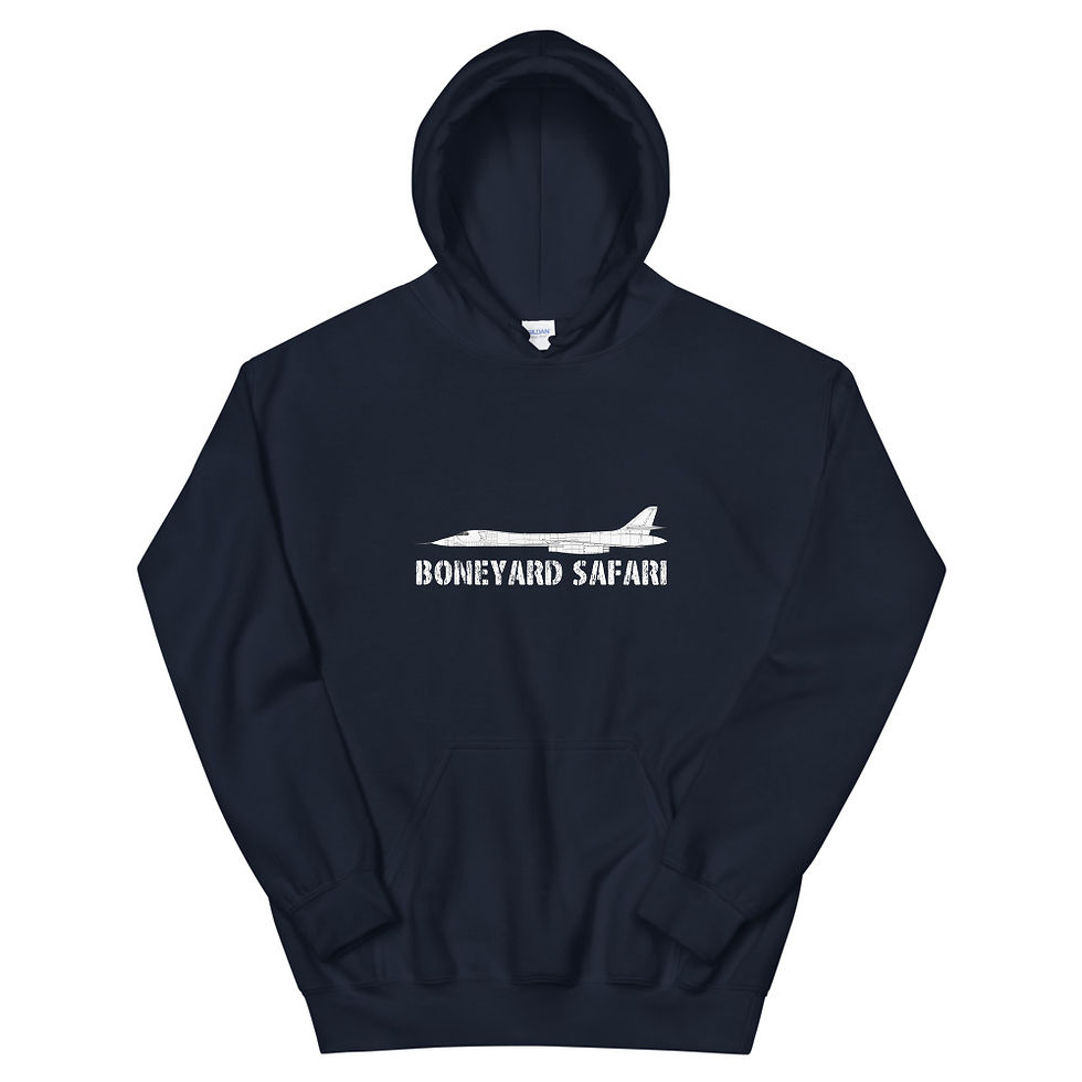 Boneyard Safari B-1A Unisex Hoodie