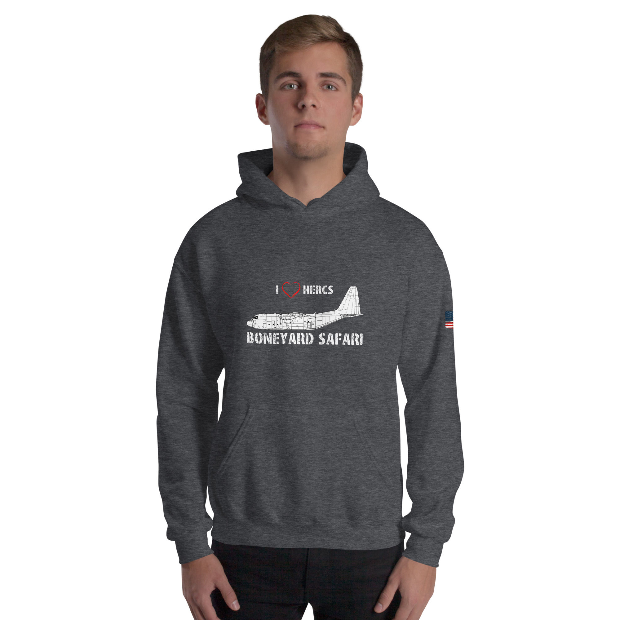 I Heart Hercs (C-130H) Hoodie