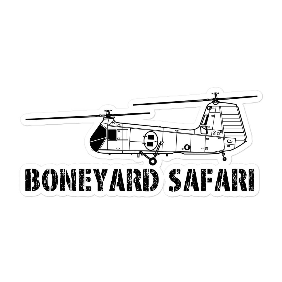 Boneyard Safari HUP H-25 sticker