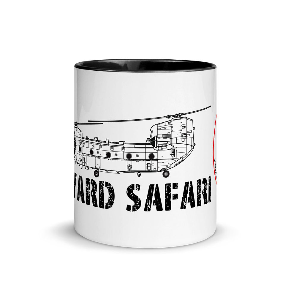 Boneyard Safari CH-47 Mug with Color Inside