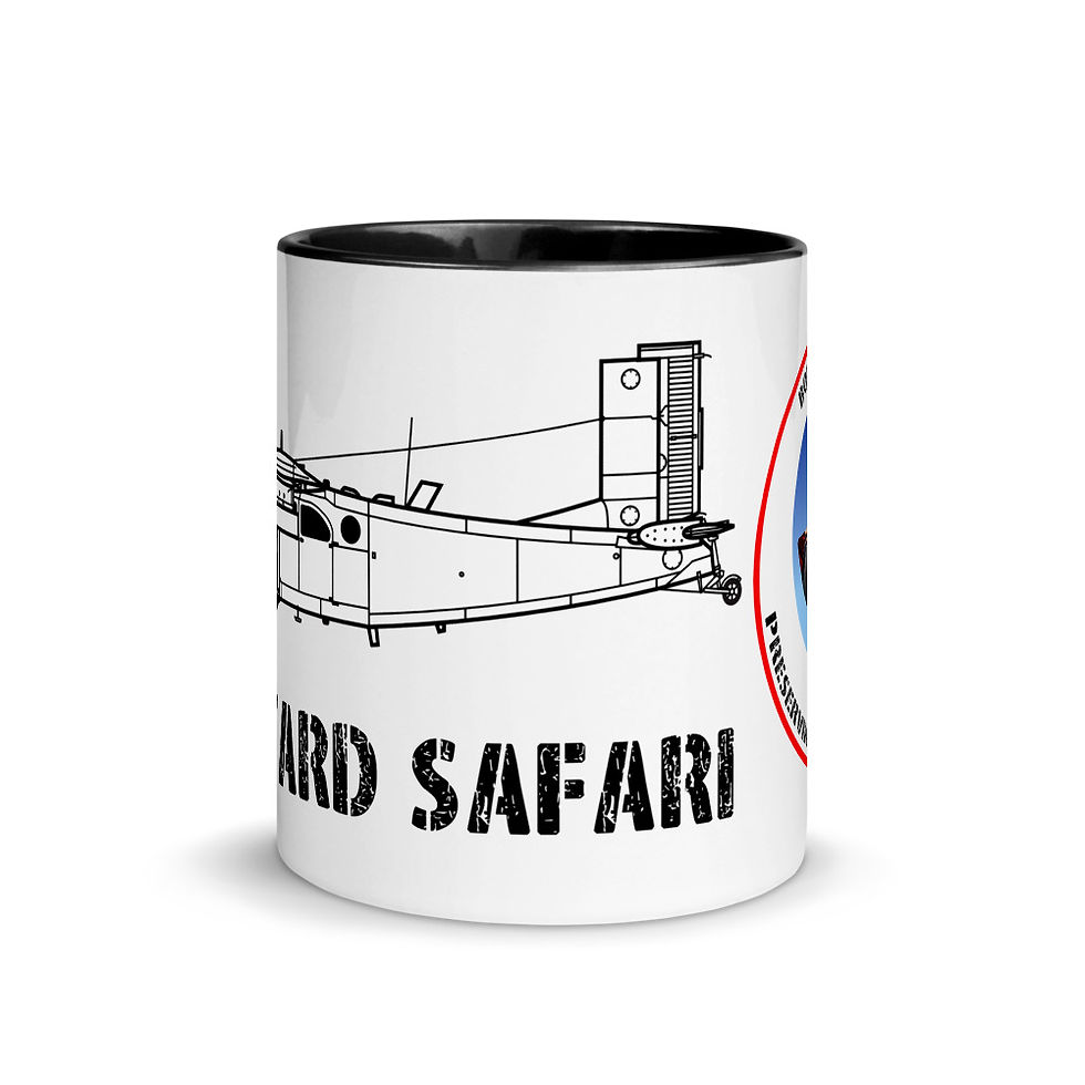 Boneyard Safari AU-23 Stork Mug with Color Inside