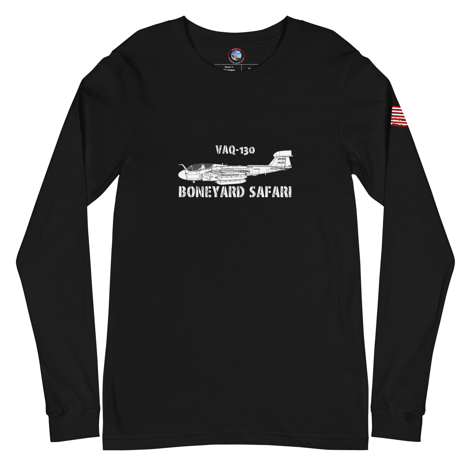 EA-6B VAQ-`130 Long Sleeve Tee