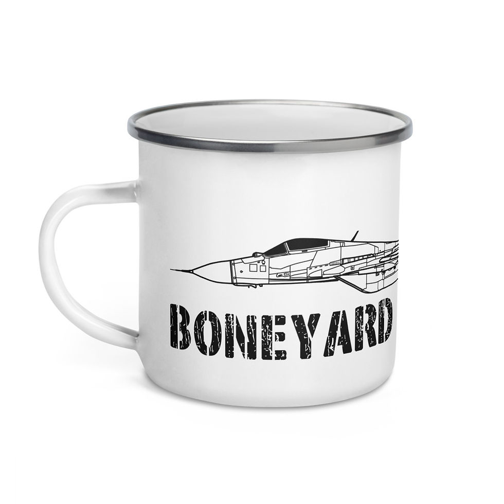 Boneyard Safari MiG-29 Enamel Mug