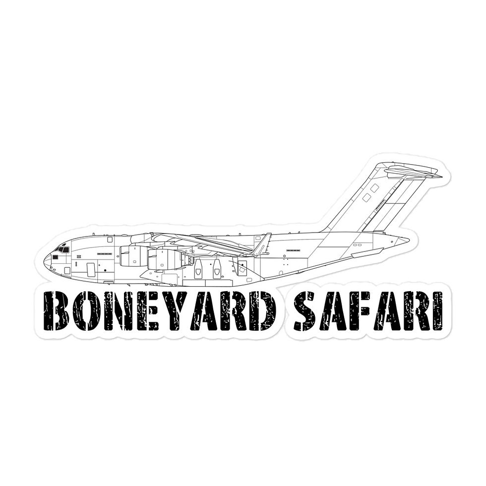 Boneyard Safari C-17 Sticker