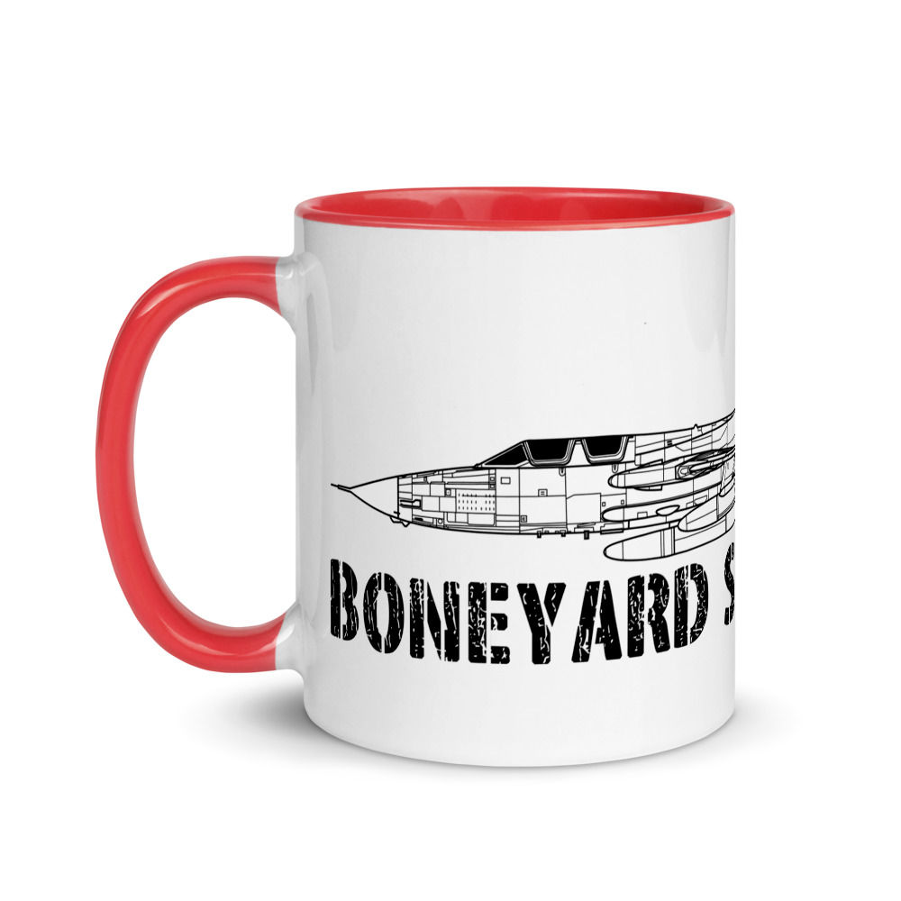 Boneyard Safari F-105G Mug with Color Inside