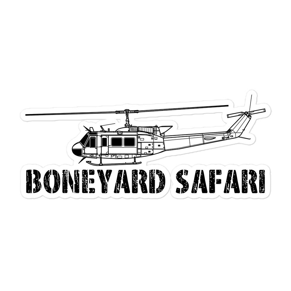 Boneyard Safari UH-1H Sticker