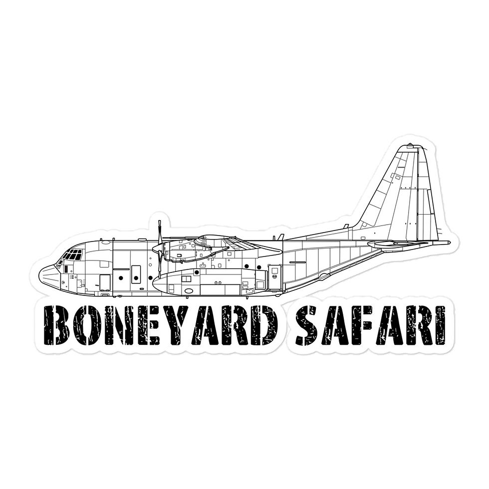 Boneyard Safari C-130H sticker