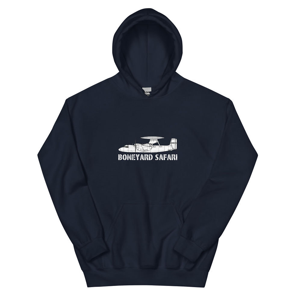 Boneyard Safari E-2C Unisex Hoodie