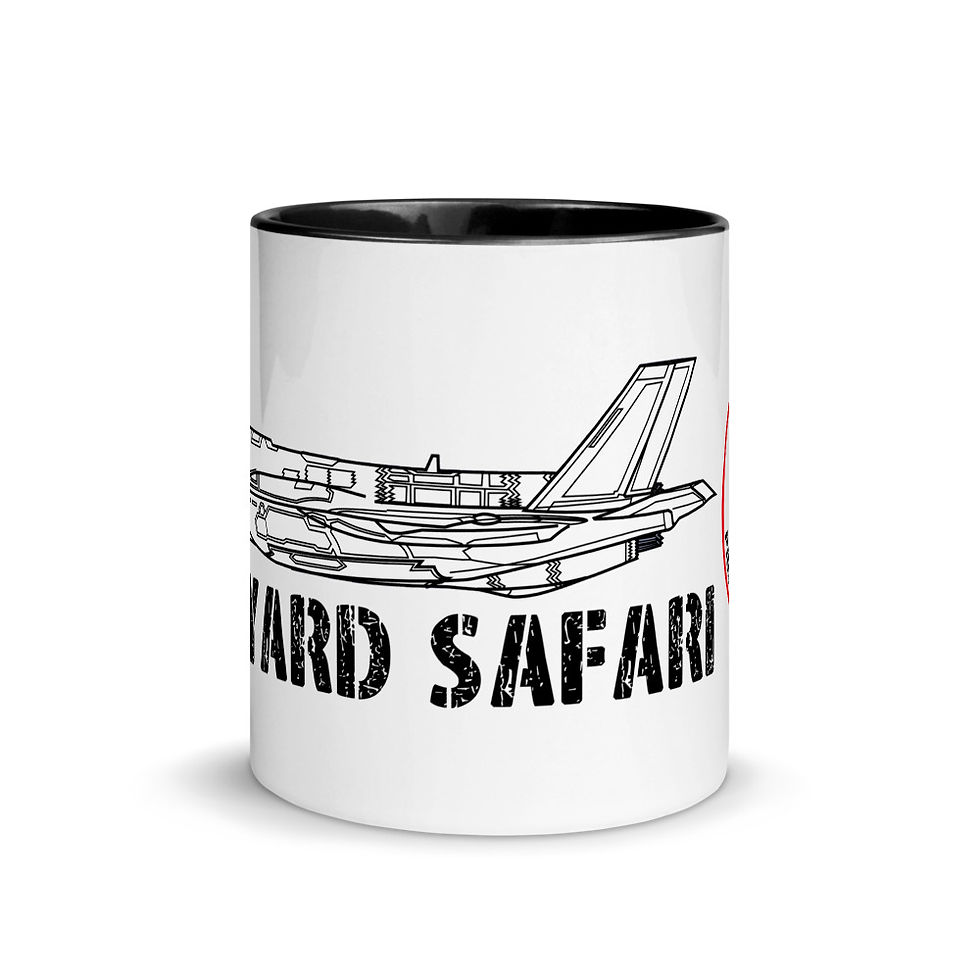 Boneyard Safari F-35A Coffee Mug with Color Inside