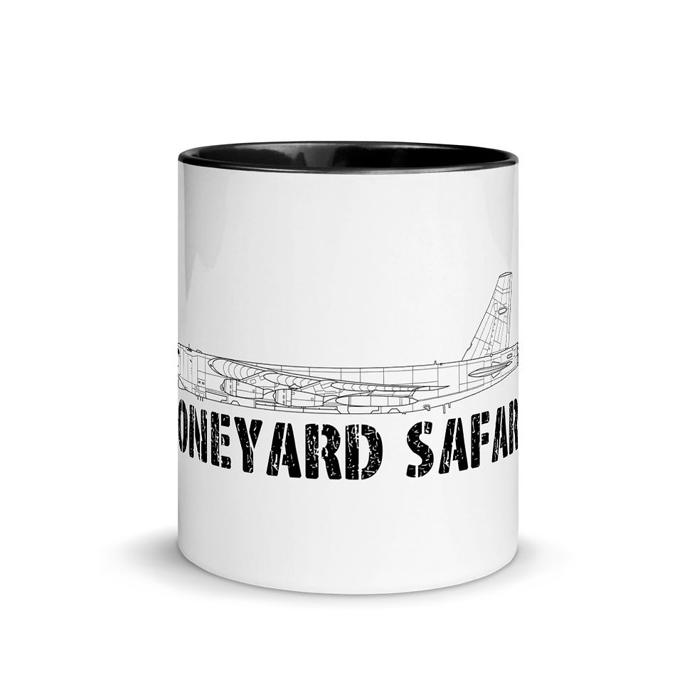 Boneyard Safari 23rd Bomb Squadron B-52G Mug with Color Inside