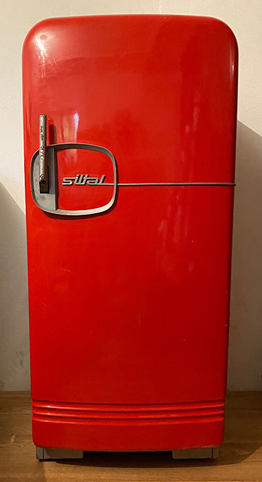 frigo vintage rosso