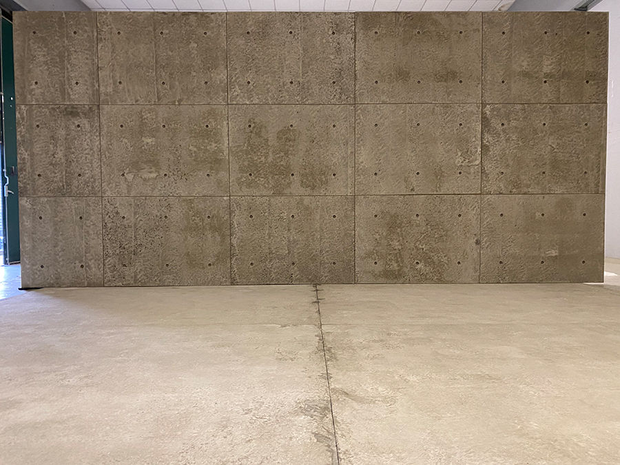 parete cemento colato c