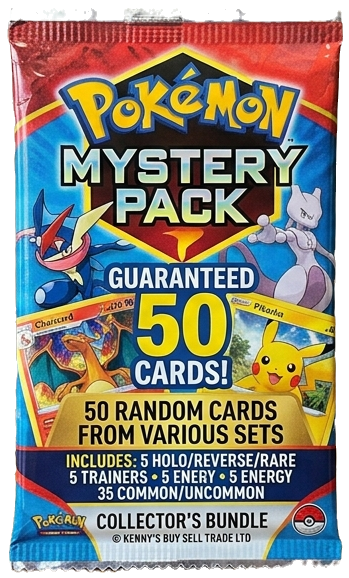 POKEMON : 50 Random Cards (5 HOLO/RARE/PROMO)(35 COMMON)(5 TRAINERS)(5 ENERGY)