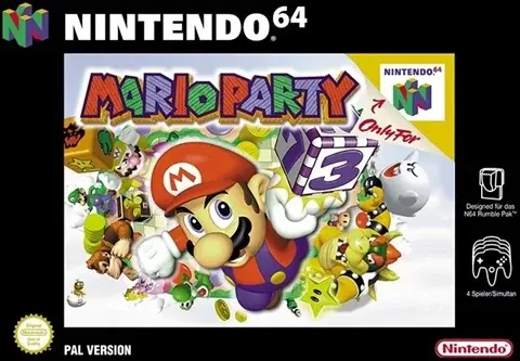 N64: Mario Party, Complete (BOXED)(FAIR)