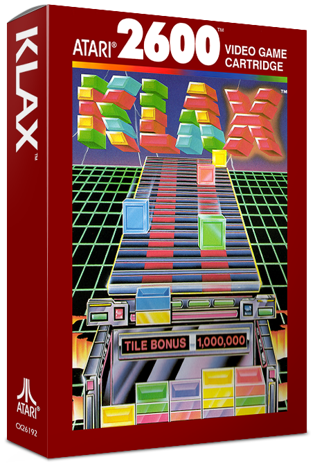 ATARI 2600: Klax (COMPLETE)(POOR)