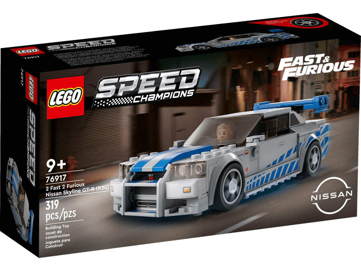 LEGO: LEGO Speed Champions 2 Fast 2 Furious Nissan Skyline GT-R (76917)(NEW)