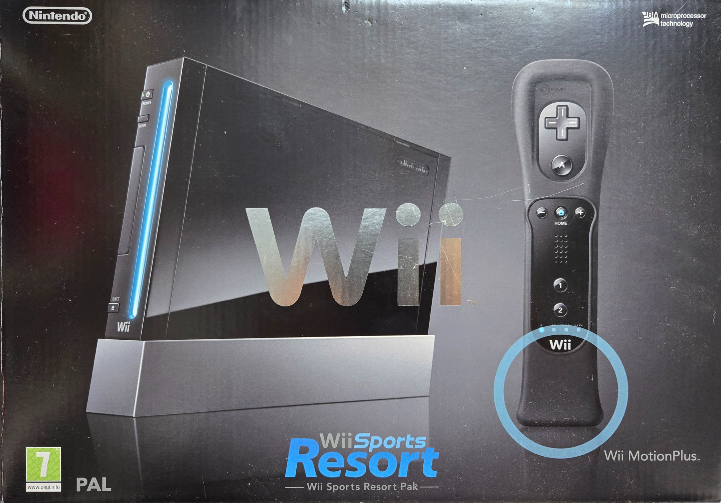 Wii Console (WII SPORTS RESORT PAK)(BOXED)(FAIR)(COMPLETE WITH GAMES)