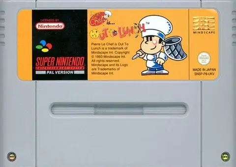 SNES: Pierre Le Chef Out To Lunch (CART ONLY)