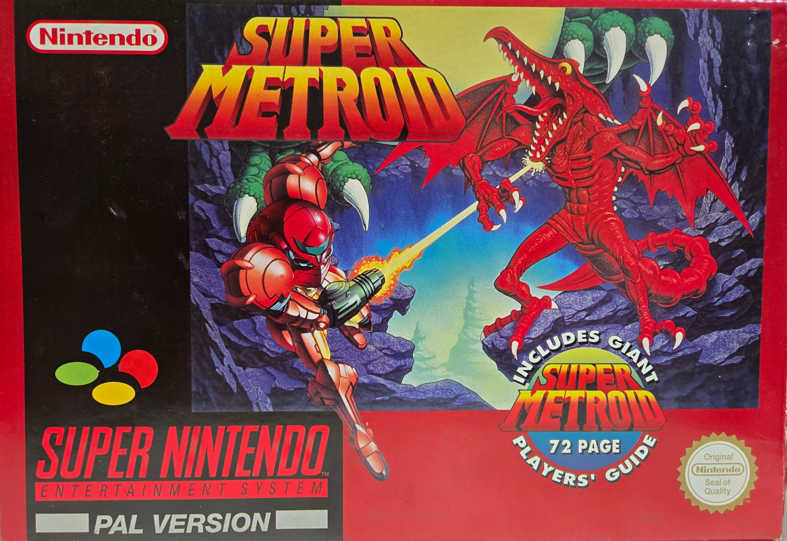 SNES: Super Metroid (BIG BOX)(COMPLETE)(GOOD)