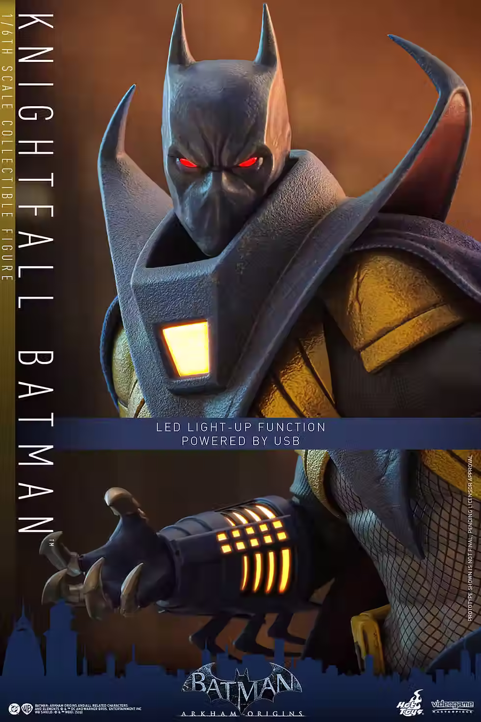 Thumbnail: Hot Toys 1/6 Knightfall Batman - Batman Arkham Origins (NEW)