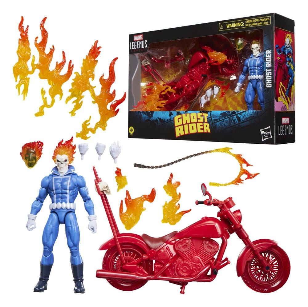 Ghost Rider Marvel Legends Action Figure Johnny Blaze with Motorcycle (NEW)