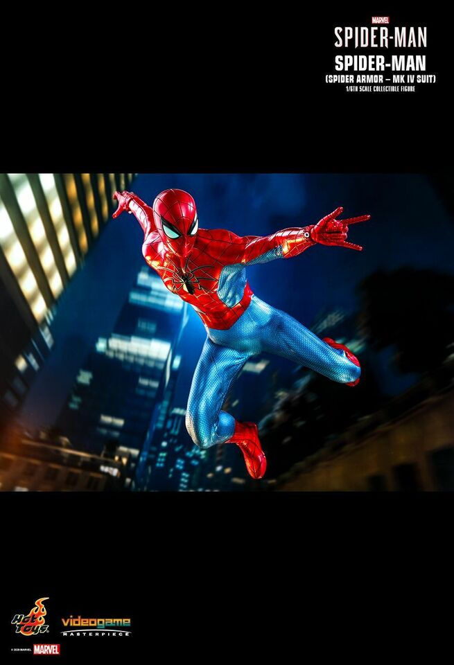 Thumbnail: Hot Toys Marvel Spider-Man Game - Spider Armor - MK IV Suit) 1/6 Scale(BOXED)