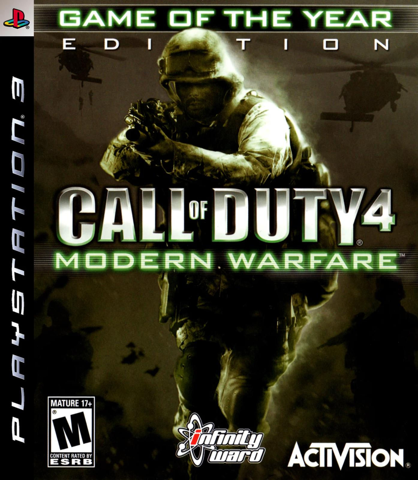 PS3: Call of Duty 4 Modern Warfare (GOTY)(COMPLETE)(NTSC)