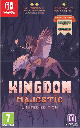 Nintendo Switch Kingdom Majestic Limited Edition Switch SWITCH: Kingdom Majestic (LIMITED EDITION)(FACTORY SEALED