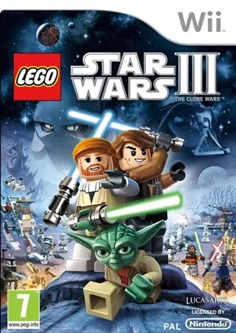 WII: Lego Star Wars 3: The Clone Wars (COMPLETE)