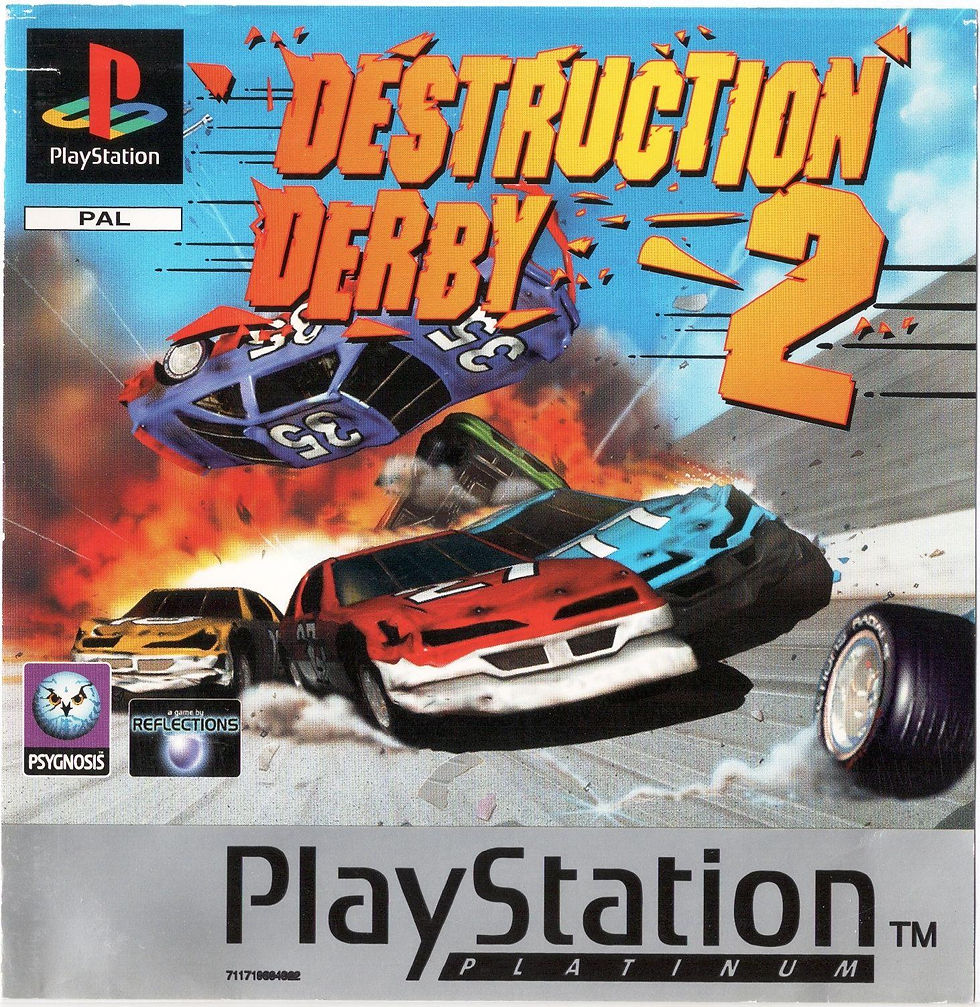 PS1: Destruction Derby 2, Complete (PLATINUM)