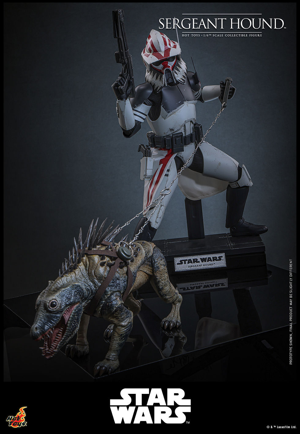 Thumbnail: Hot Toys 1/6 Sergeant Hound - Star Wars: The Clone Wars (NEW)