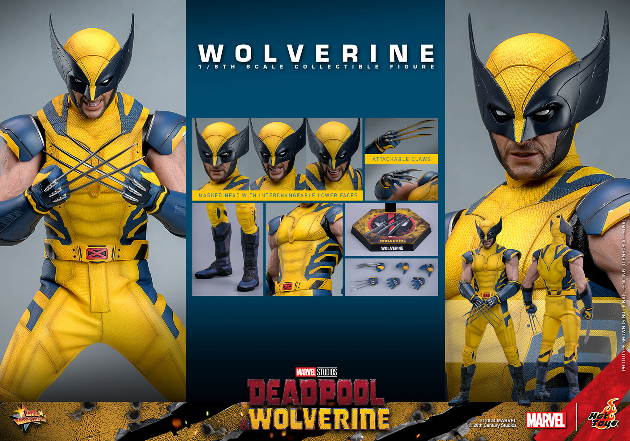 Hot Toys 1/6 Wolverine - Deadpool & Wolverine (NEW)
