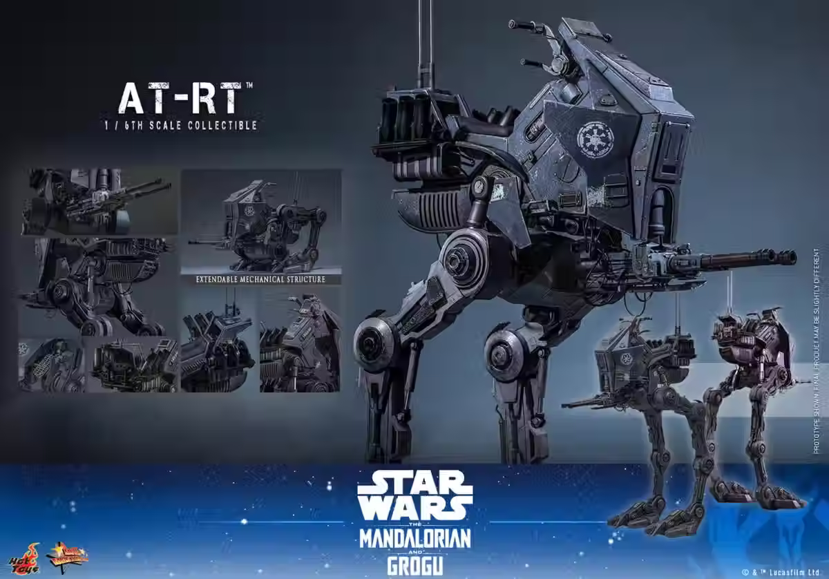 Hot Toys 1/6 AT-RT - The Mandalorian & Grogu (NEW)