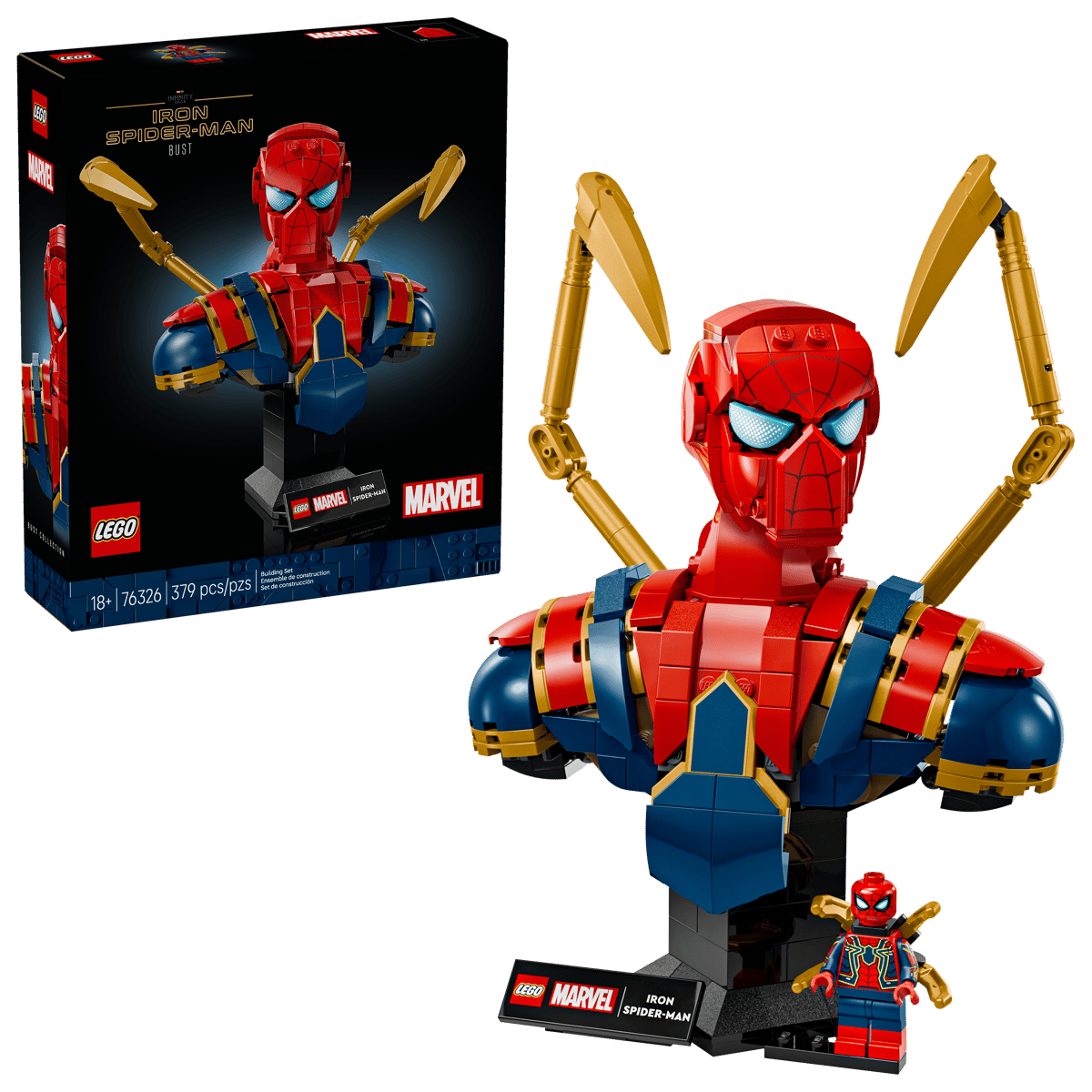 LEGO Marvel Iron Spider-Man Bust Set (76326)(NEW)