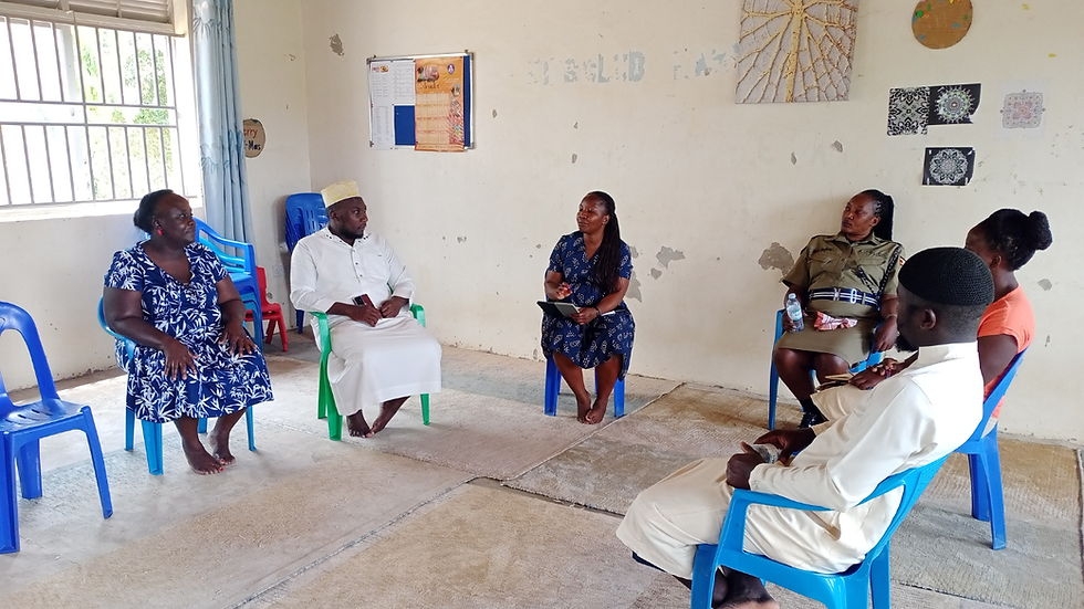 A prospective foster family undergoing an assessment.