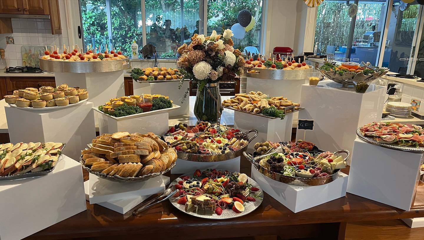 Arranged Food and Objects