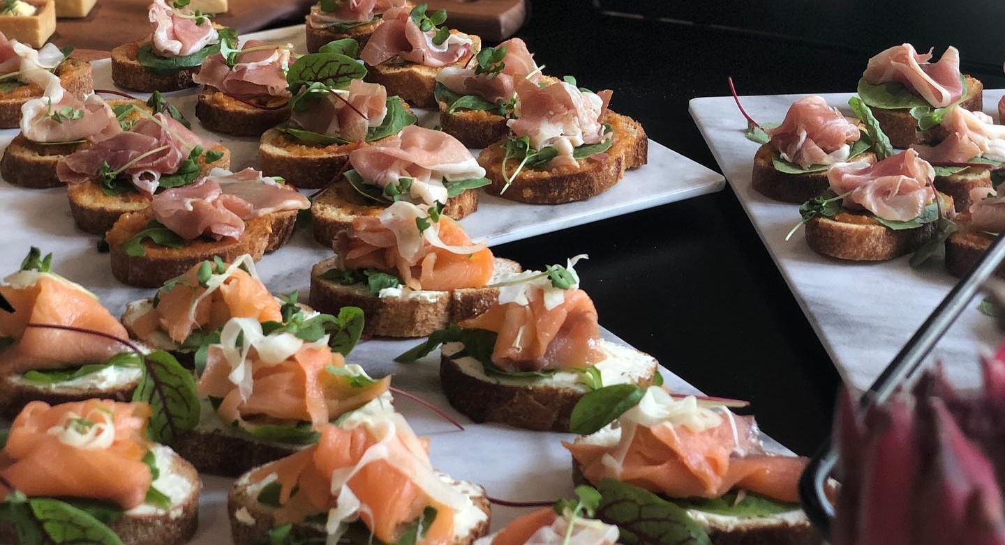 Arranged Food and Objects