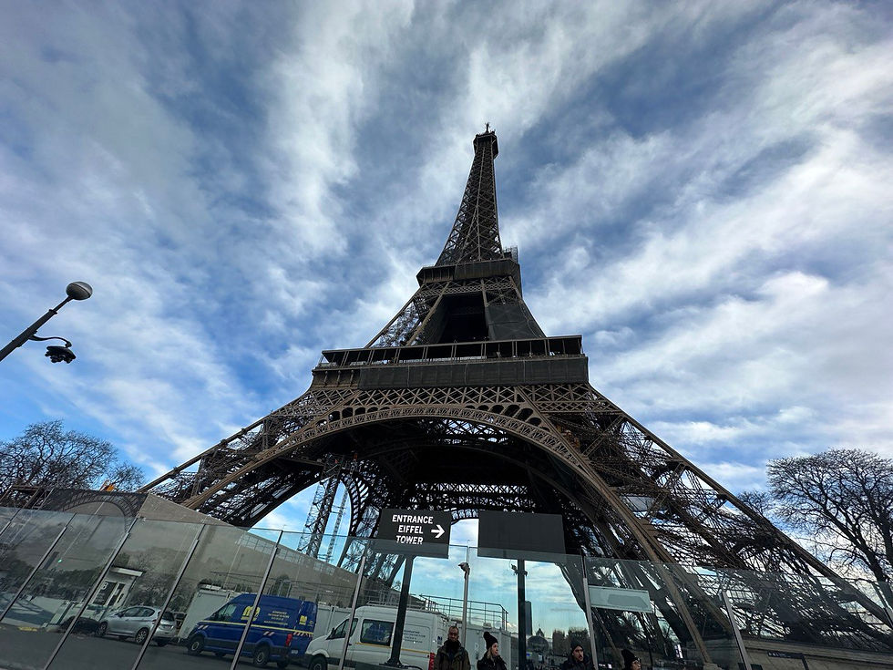 Conquering Heights: Climbing the Eiffel Tower Stairs in Paris, France